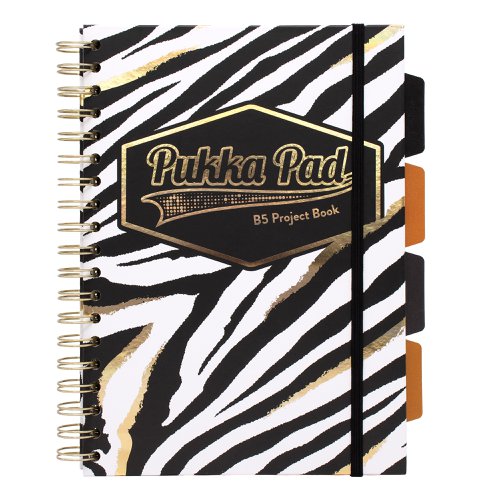 Pukka Pad Wild B5 Hardback Project Book (2) Assorted