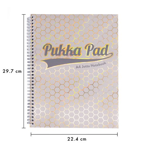 Pukka Pad Haze Jotta Notepad A4+, A5 Wirebound 200 Pages 80GSM Ruled Sheets (3) Assorted