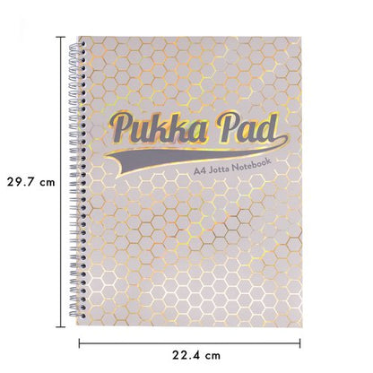 Pukka Pad Haze Jotta Notepad A4+, A5 Wirebound 200 Pages 80GSM Ruled Sheets (3) Assorted