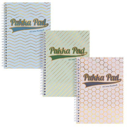 Pukka Pad Haze Jotta Notepad A4+, A5 Wirebound 200 Pages 80GSM Ruled Sheets (3) Assorted