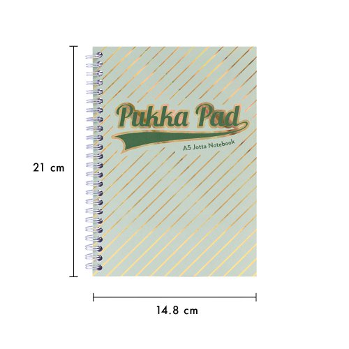 Pukka Pad Haze Jotta Notepad A4+, A5 Wirebound 200 Pages 80GSM Ruled Sheets (3) Assorted