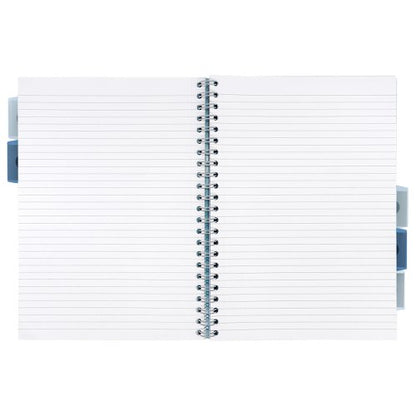 Pukka Pad Haze Project Book A4, A5 Wirebound 200 Pages 80GSM Ruled Sheets with Repositionable Dividers (3) Assorted