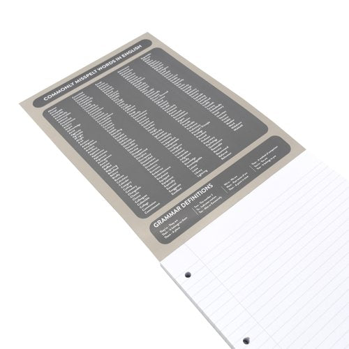 Pukka Pad Haze A4 Refill Pad 300 Pages 4 Hole Punched Sidebound with Margin (3) Assorted