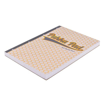 Pukka Pad Haze A4 Refill Pad 300 Pages 4 Hole Punched Sidebound with Margin (3) Assorted
