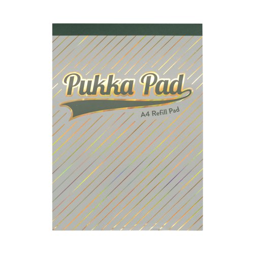 Pukka Pad Haze A4 Refill Pad 160 Pages 4 Hole Punched Sidebound with Margin (6) Assorted