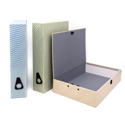 Pukka Haze Foolscap Box Files (3) Assorted