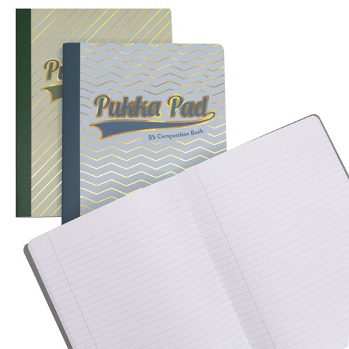 Pukka Pad Haze B5 Composition Books 140 Ruled Pages 80GSM (3) Assorted