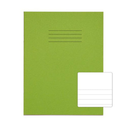 RHINO 9 x 7 Project Book 32 Page, Light Green, TB/F12 (Pack of 10, 100)