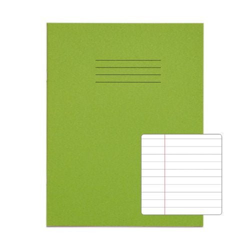 RHINO 9 x 7 Exercise Book 48 Page, Light Green, F8M, 48 Page, Light Blue, F8M, 48 Page, Light Blue, F8, 80 Page, Light Blue, F8M, 80 Page, Light Blue, S5, 80 Page, Light Blue, S7, 80 Page, Light Blue, F8, 80 Page, Light Green, F8M (Pack of 10)