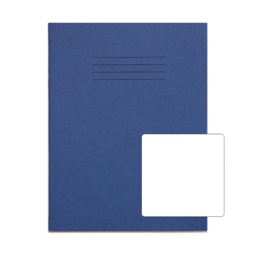 RHINO 9 x 7 Exercise Book 80 Page, Dark Blue, B (Pack of 10, 100)
