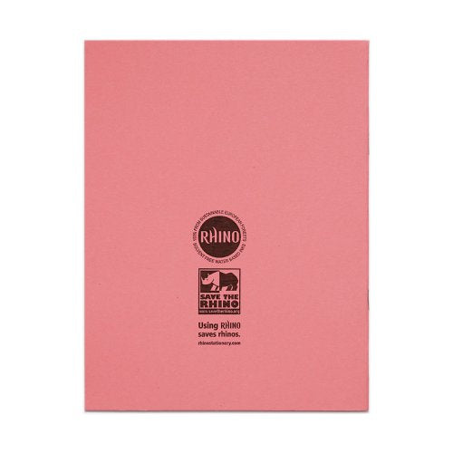 RHINO 9 x 7 Exercise Book 80 Page, Pink, B (Pack of 100, Pink, B (Pack of 10, Yellow, B (Pack of 10, Yellow, B (Pack of 100)