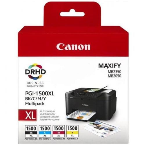 OEM Canon PGI-1500XL 4 Colour Hi Cap Ink Cartridges 70.7ml