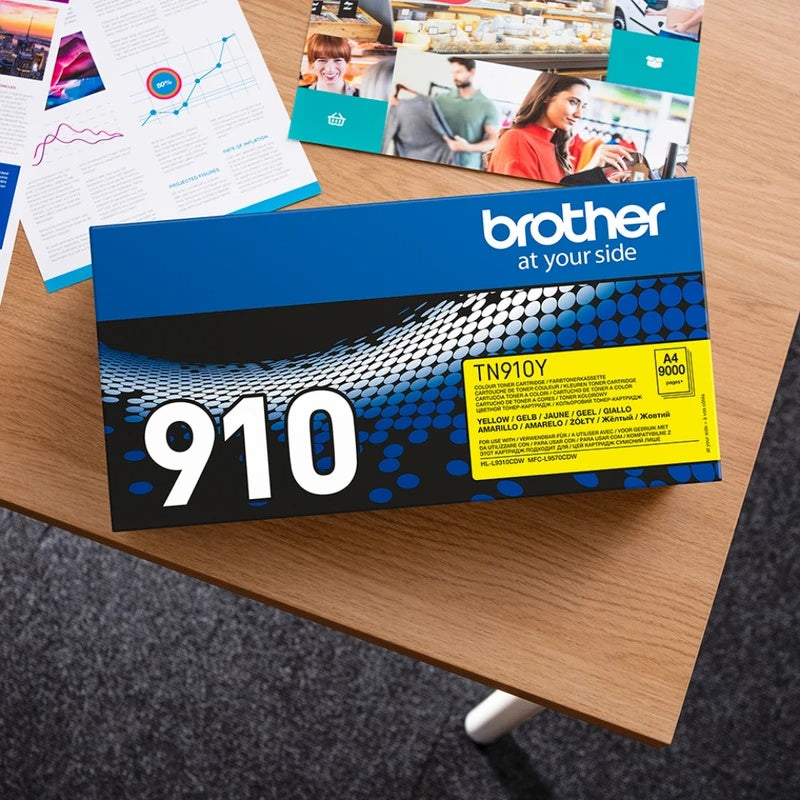 Brother TN910Y Toner Yellow 9K Pages