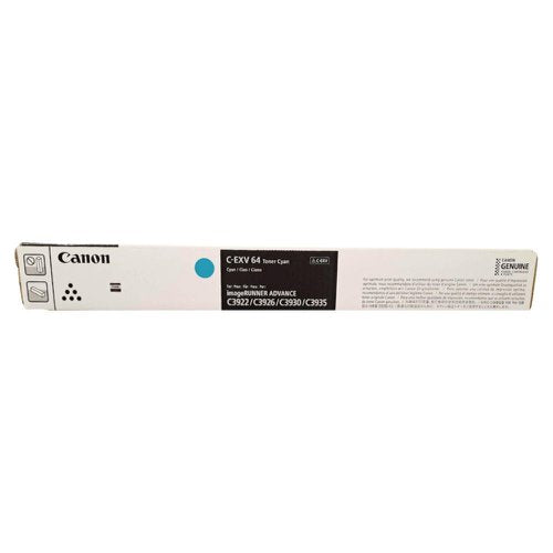 OEM Canon 5754C002 C-EXV64 Toner Cartridge Cyan 60k