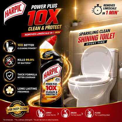 Harpic Power Plus 10X Toilet Cleaner 1 Litre (1)
