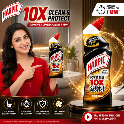 Harpic Power Plus 10X Toilet Cleaner 1 Litre (1)