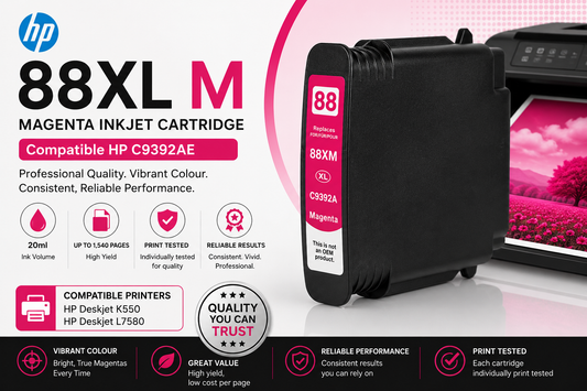 Compatible HP 88XLM Magenta C9392AE Inkjet