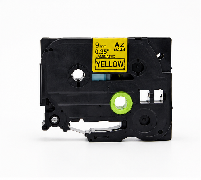 Compatible Brother P Touch TZe-621 Black on Yellow also for TZ-621 Label Cassette
