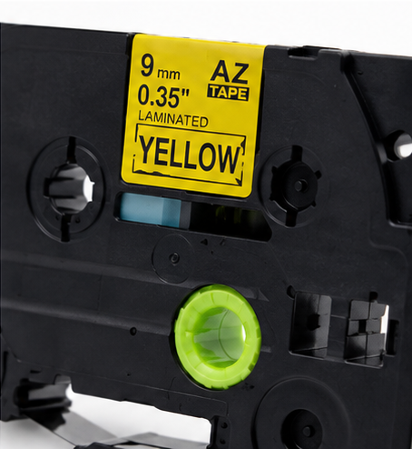 Compatible Brother P Touch TZe-621 Black on Yellow also for TZ-621 Label Cassette