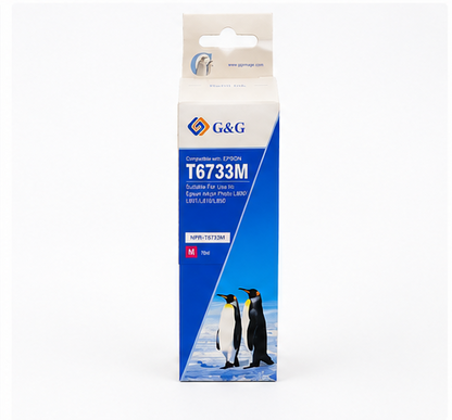 Compatible Epson  C13T67334A Magenta Ink Bottle
