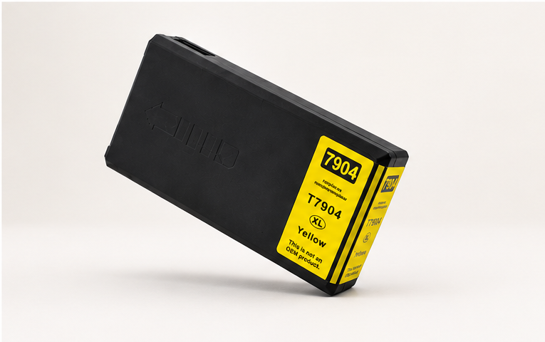 Compatible Epson T7904 Yellow Hi Cap T79044010 Inkjet