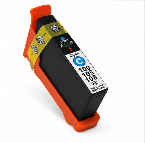 Compatible Lexmark  100XL Cyan Ink Cartridge 014N1069E [100XL C]