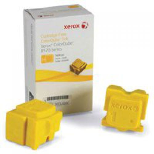 OEM Xerox 108R00933 Original Yellow Solid Ink Sticks (x2) 4,400 Pages