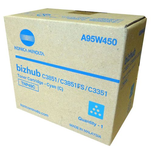Konica Minolta A95W450 TNP49C Toner Cyan