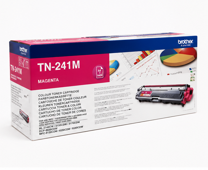 OEM Brother TN241M Magenta 1400 Pages Original Toner