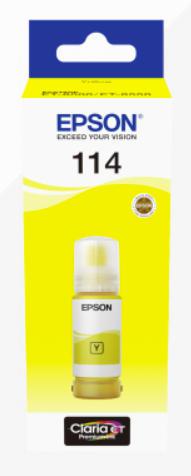 OEM Epson C13T07B440 (114) Ink Bottle Yellow 2300 Photos 70ml