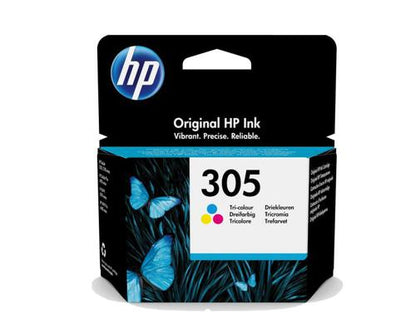 OEM HP 305 Tri-Colour Original Ink Cartridge 3YM60AE