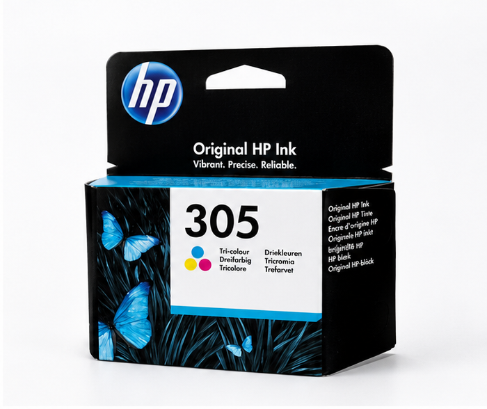 OEM HP 305 Tri-Colour Original Ink Cartridge 3YM60AE