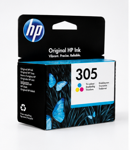 OEM HP 305 Tri-Colour Original Ink Cartridge 3YM60AE