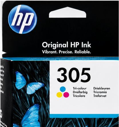 OEM HP 305 Tri-Colour Original Ink Cartridge 3YM60AE