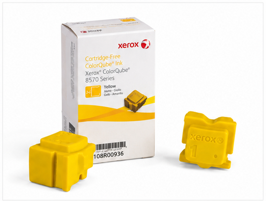 OEM Xerox 108R00933 Original Yellow Solid Ink Sticks (x2) 4,400 Pages