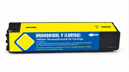 Remanufactured HP 981Y Yellow Extra Hi Cap L0R15A Inkjet