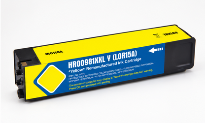 Remanufactured HP 981Y Yellow Extra Hi Cap L0R15A Inkjet