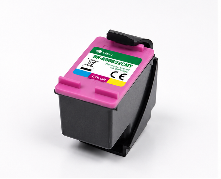Remanufactured HP G+G 652 Tri-Colour Ink Cartridge F6V24AE - Higher yield than OEM