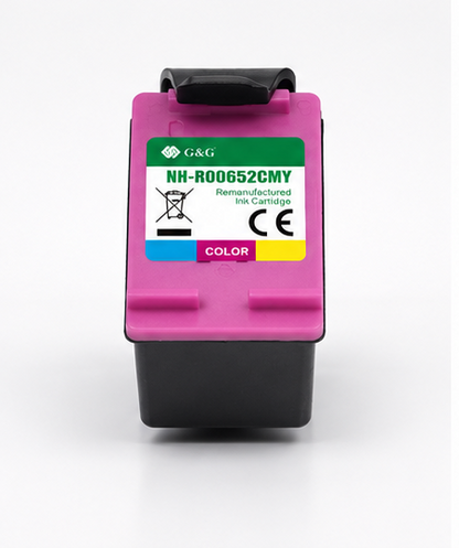 Remanufactured HP G+G 652 Tri-Colour Ink Cartridge F6V24AE - Higher yield than OEM