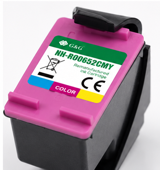 Remanufactured HP G+G 652 Tri-Colour Ink Cartridge F6V24AE - Higher yield than OEM