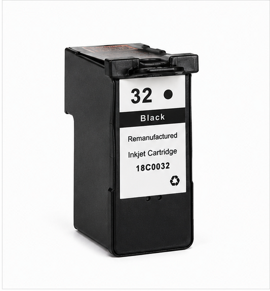 Remanufactured Lexmark 32 Black 18C0032 Inkjet