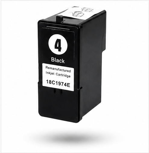 Remanufactured Lexmark 4 Black 18C2460BR 18C1974 Inkjet