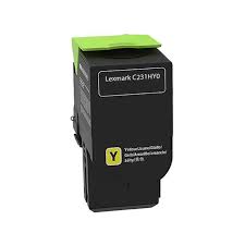 Remanufactured Lexmark C2320Y0 Yellow Toner Ctg