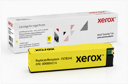 Xerox Everyday Ink For F6T83AE 973X Yellow Ink Cartridge 006R04214