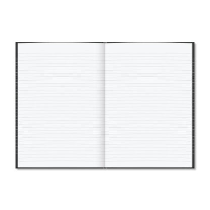 RHINO A5, A4 Hardback Notebook Casebound 192 Pages 8mm Lined (Single)
