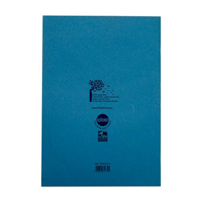 RHINO A4 Perforated Counsels/Council Notebook 96 Page, Light Blue, F8 (Pack of 10, 80)