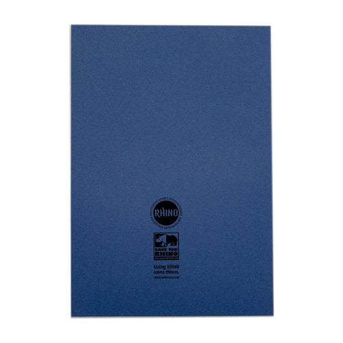 RHINO A4 Exercise Book 48 page, Dark Blue, F12 (Pack of 100, 10)