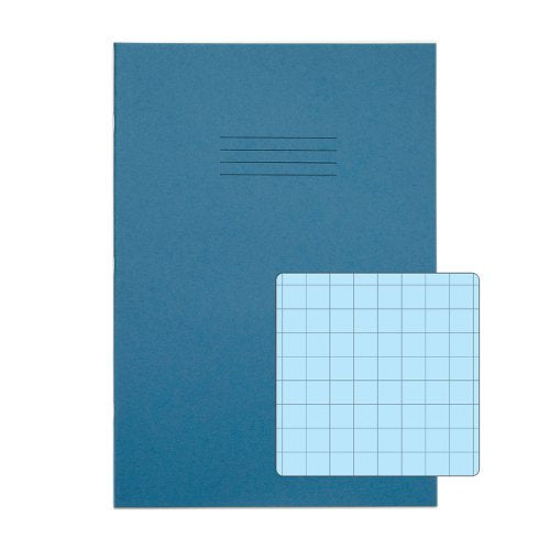 RHINO A4 Special Exercise Book 48 Page, Light Blue with Tinted Blue Paper, S10 (Pack of 50, F12M (Pack of 10, S10 (Pack of 10, F8M (Pack of 10)