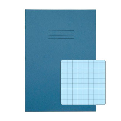 RHINO A4 Special Exercise Book 48 Page, Light Blue with Tinted Blue Paper, S10 (Pack of 50, F12M (Pack of 10, S10 (Pack of 10, F8M (Pack of 10)