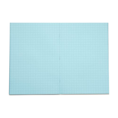 RHINO A4 Special Exercise Book 48 Page, Light Blue with Tinted Blue Paper, S10 (Pack of 50, F12M (Pack of 10, S10 (Pack of 10, F8M (Pack of 10)